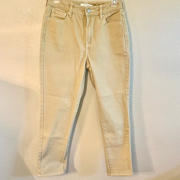 PacSun Denim Pants Sz 25 Camel Tan Straight Leg 100% Cotton 5 Pockets Jeans - Picture 2 of 15